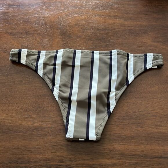 Solid and Striped Swimsuit Bottoms - Picture 2 of 3